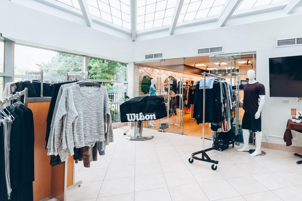 Midtown Athletic Club athletic wear shop in Palatine, Illinois