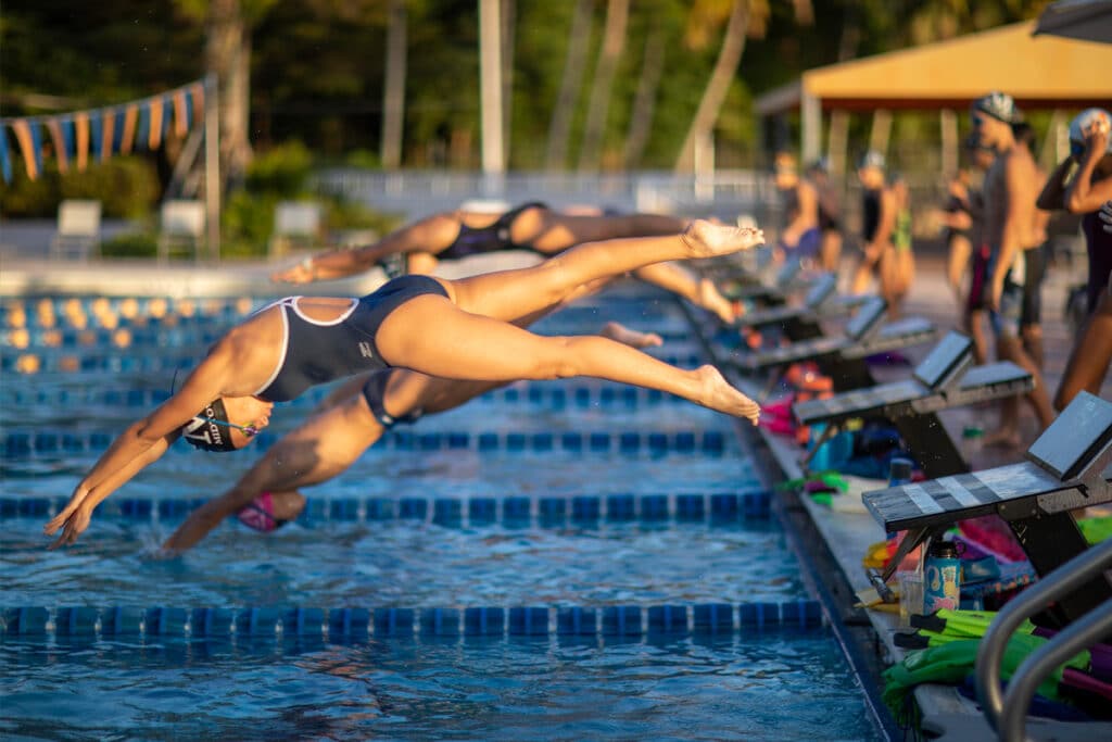 Competitive swimming programs