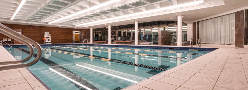 Indoor pool at Midtown Sanctuaire.