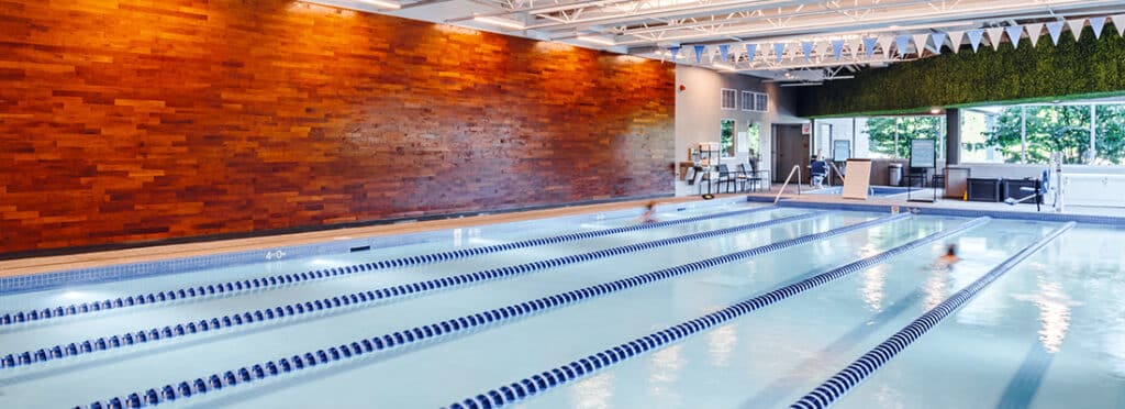 Indoor pool at Midtown Athletic Club willowbrook.