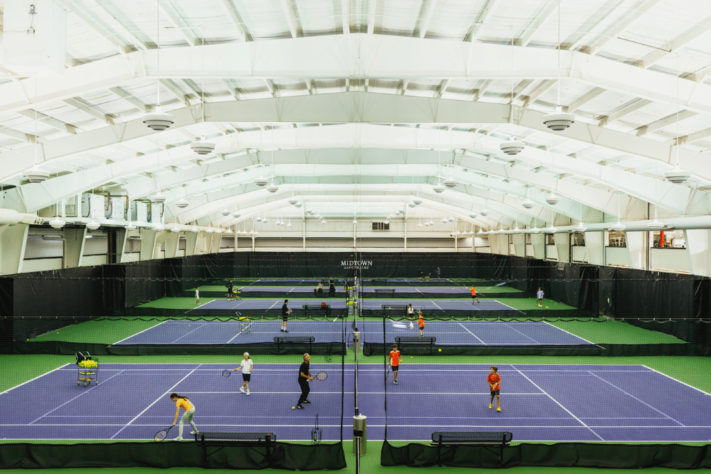 san tennisarc w people