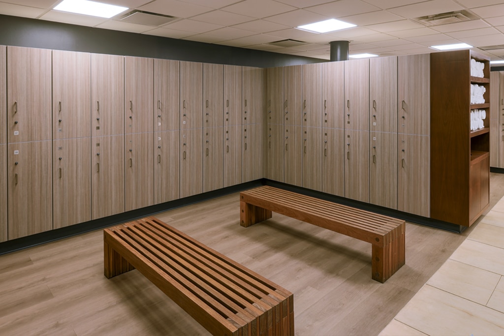 Midtown Weston locker room